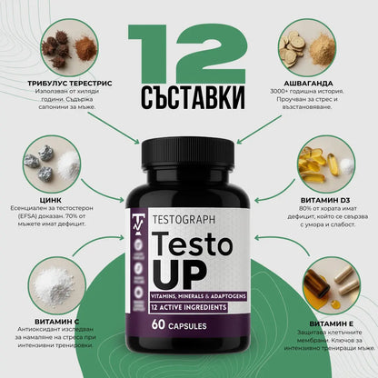 TestoUP - №1 ДОБАВКА ЗА МЪЖЕ