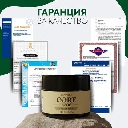 Хималайски шилажит смола ZANNIRA CORE 5000 - 30гр.