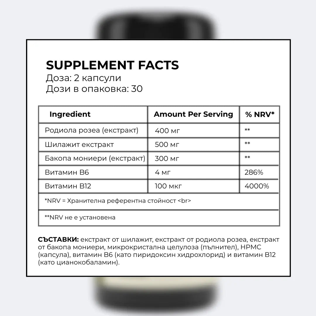 Капсули с шилажит ZANNIRA STACK