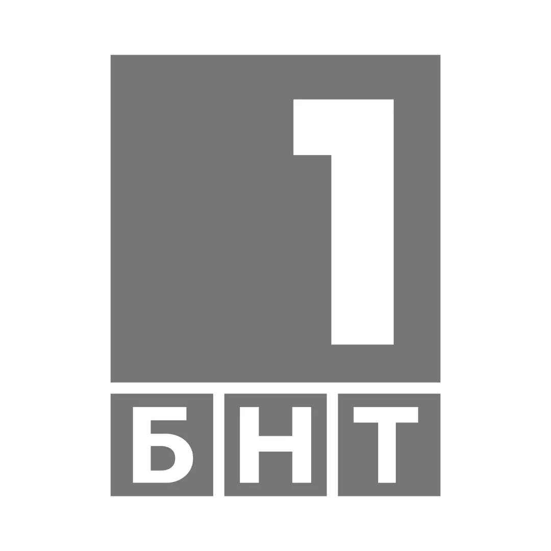 Лого на БНТ 1 – Българска национална телевизия.